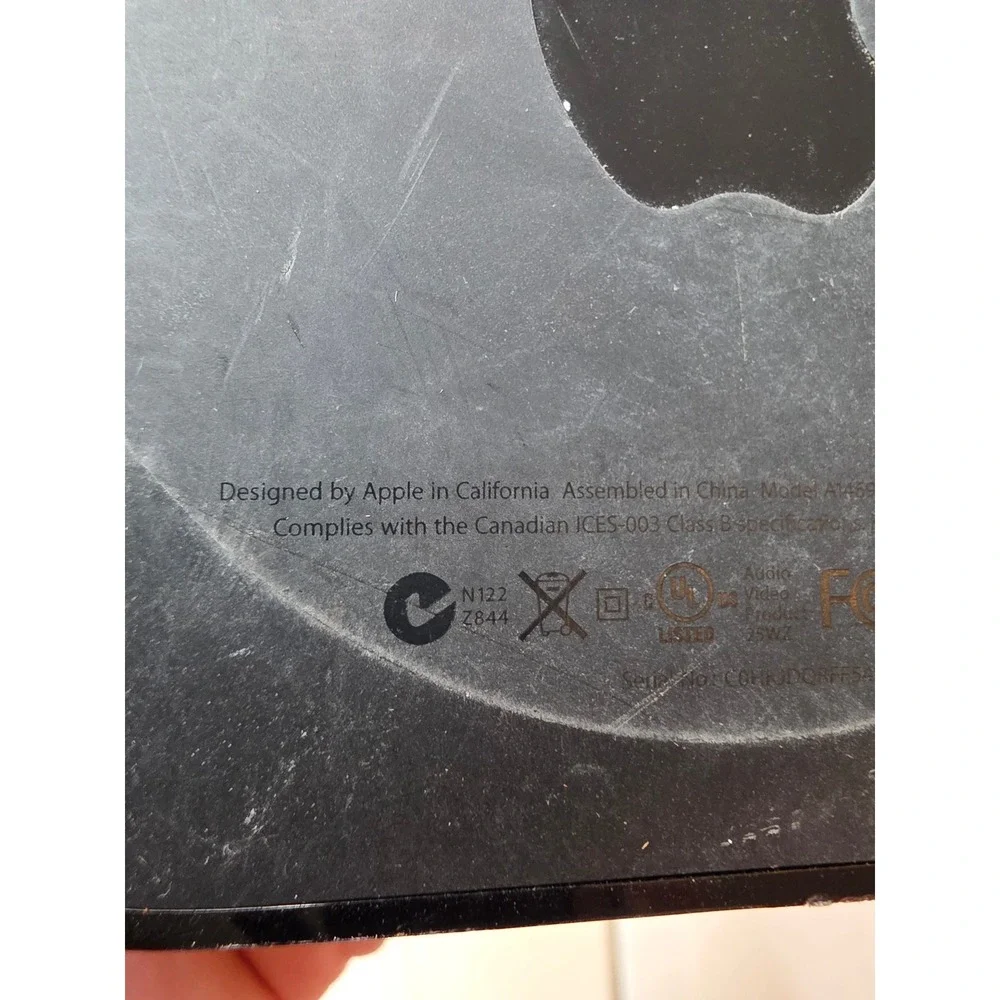 Apple TV‎ 3rd Generation Black Media Streamer Model A1469 EMC 2633 1080p HD F1